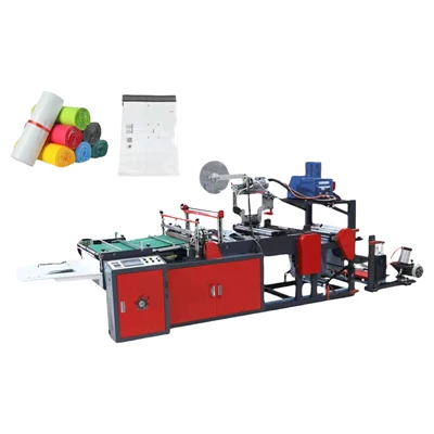 Machine voor het maken van plastic koerierszakken